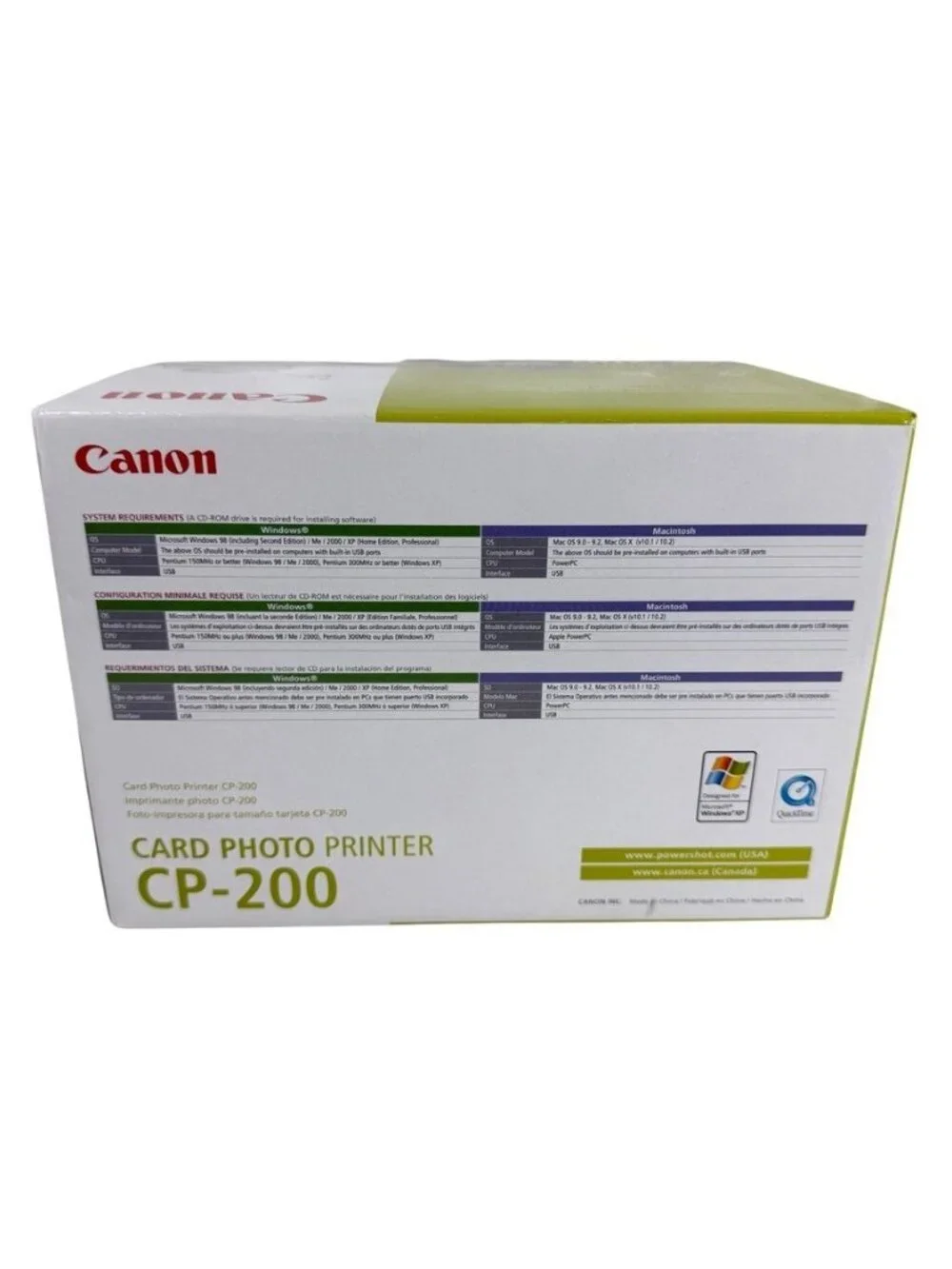 Canon CP-200 Card Photo Printer NEW
